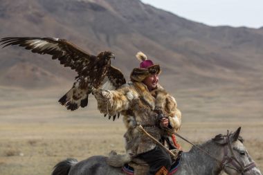 Kazak kartal avcı