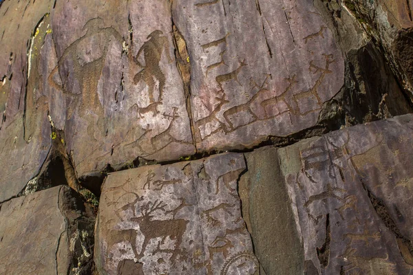 Ancient rock paintings — Stock Photo, Image