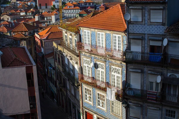 Bir Porto eski şehir merkezinde — Stok fotoğraf
