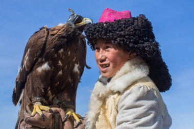 Kazak kartal avcı