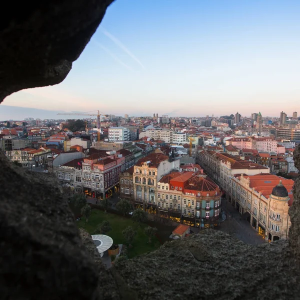 Udsigt over Porto gamle downtown - Stock-foto