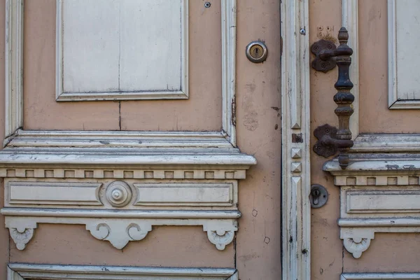 Fragment Den Snidade Trä Trim Gamla Hus Tomsk Västra Sibirien — Stockfoto