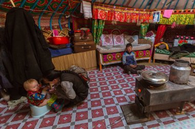 Kazaklar aile avcı