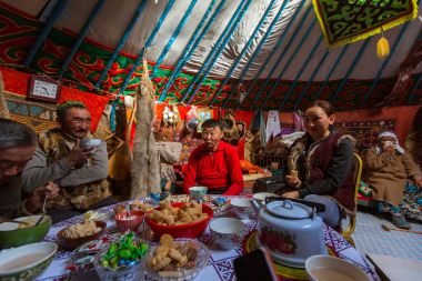 Kazaklar aile avcı
