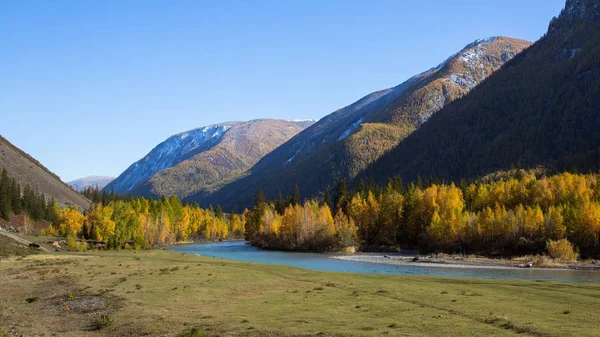 Katun rivière dans les montagnes de l'Altaï — Photo