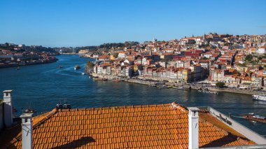 Douro nehir ve Ribeiro görünümü