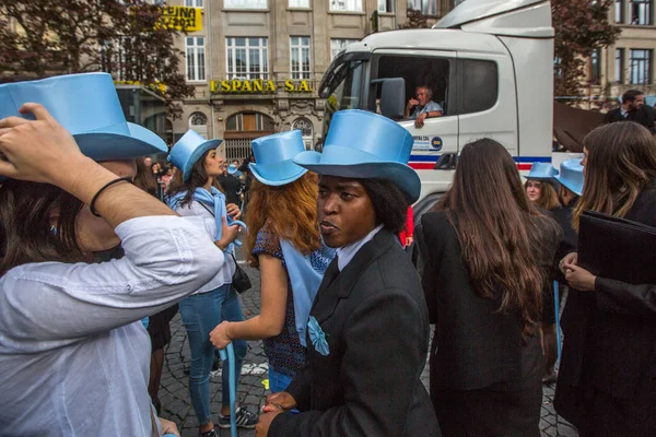 Queima Das Fitas Parade — Stockfoto