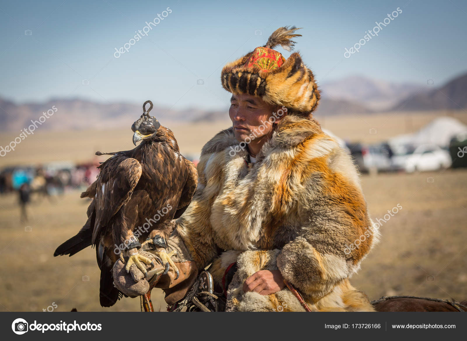 Olgiy Mongolia Sep 2017 Kazakh Golden Eagle Hunter