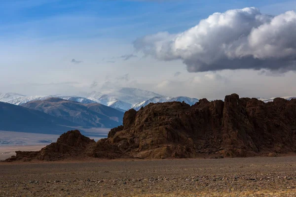 Krásný Výhled Pohoří Západní Mongolsko — Stock fotografie