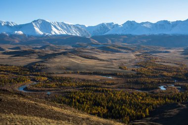 CHUYA ridge Altay Dağları, Rusya Federasyonu.
