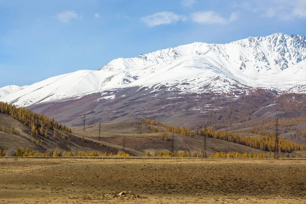 Görünüm Dağın Kuzey Chuya Ridge Altay Cumhuriyeti Rusya Federasyonu — Stok fotoğraf