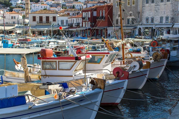 Pier Van Hydra Eiland Egeïsche Zee Griekenland — Stockfoto
