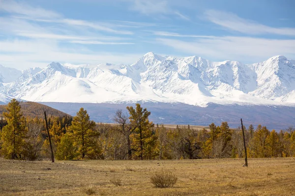 Vue Montagne Chuya Nord Crête République Altaï Russie — Photo