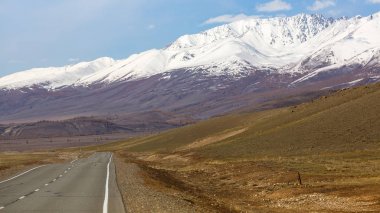 CHUYA karayolu, dağ Kuzey-Chuya ridge, Altay Dağları, Rusya Federasyonu.