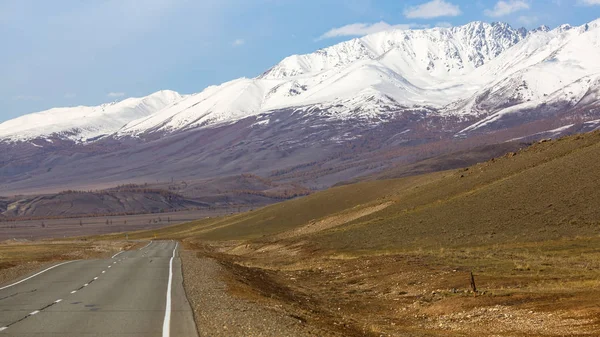 Estrada Chuya Montanha Cume Norte Chuya Montanhas Altai Rússia — Fotografia de Stock