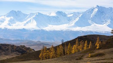 Grubunu dağ Kuzey-Chuya ridge Altay Cumhuriyeti, Rusya Federasyonu.