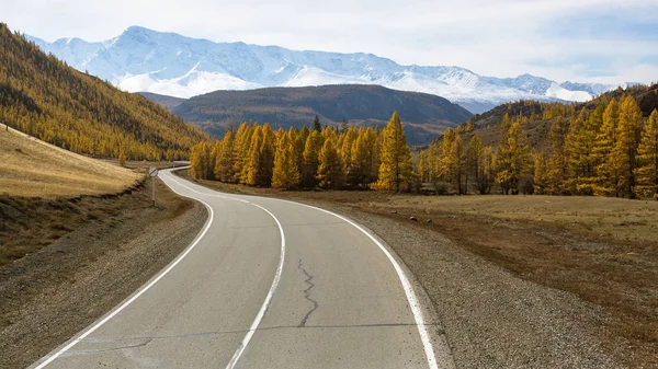 Podzimní Hory Krajiny Altajská Republika Rusko — Stock fotografie