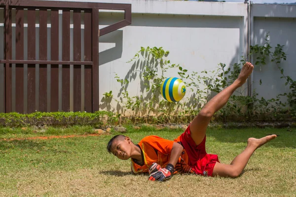 Koh Chang Tailandia Marzo 2018 Niños Locales Desconocidos Aldea Distrito —  Fotos de Stock