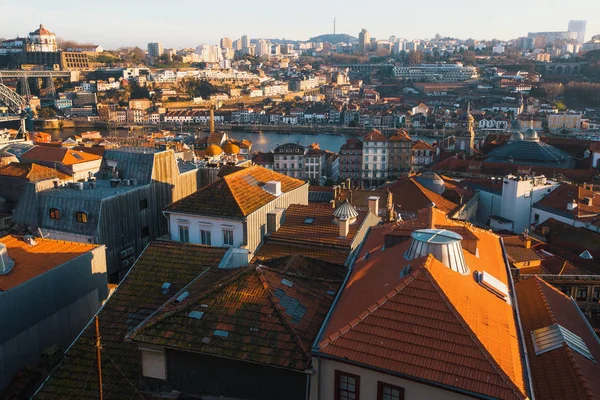 Vista Dall Alto Del Centro Porto Portogallo — Foto Stock