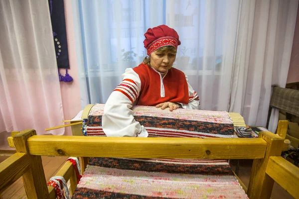 Vazhiny Rusya Aralık 2017 Dekoratif Sanat Tekstilnaya Belediye Bütçe Kurum — Stok fotoğraf