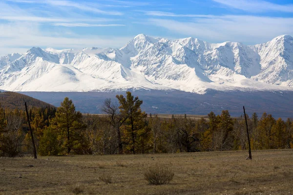 Uitzicht Berg Noord Chuya Ridge Van Altaj Rusland — Stockfoto