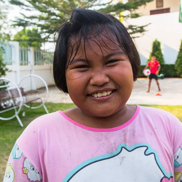 Koh Chang Thailand Februari 2018 Lokale Onbekende Kinderen Uit Het — Stockfoto