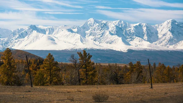Θέα Στο Βουνό Βόρεια Chuya Δημοκρατίας Κορυφογραμμή Των Αλτάι Ρωσία — Φωτογραφία Αρχείου