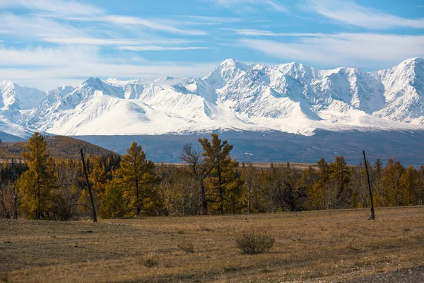 Montagnes Paysages Automne République Altaï Russie — Photo