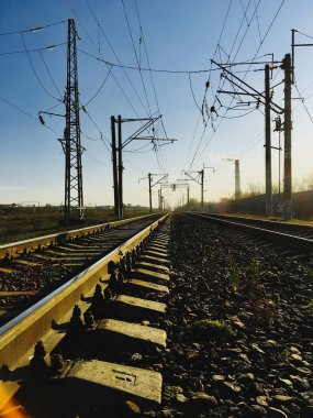 Sanayi Bölgesi demiryolu parça.