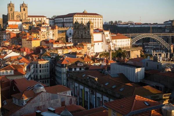 Порто Португалия Dec 2019 Вид Одну Маленьких Улиц Центре Города — стоковое фото