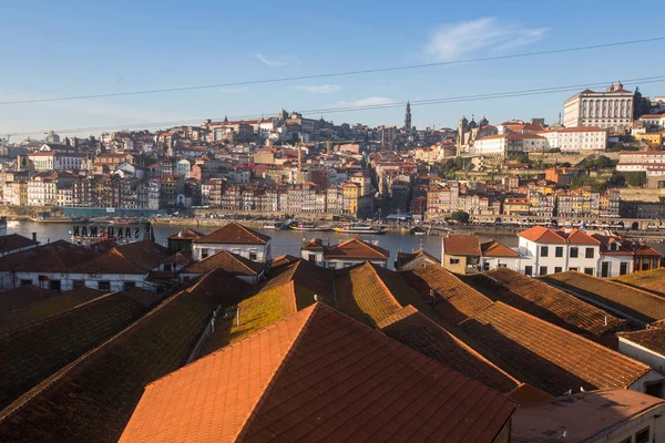 Porto Portugal Feb 2017 Vista Del Río Duero Porto Menudo — Foto de Stock