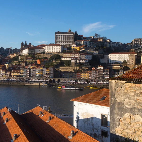 Porto Portugal Février 2017 Vue Sur Fleuve Douro Porto Est — Photo
