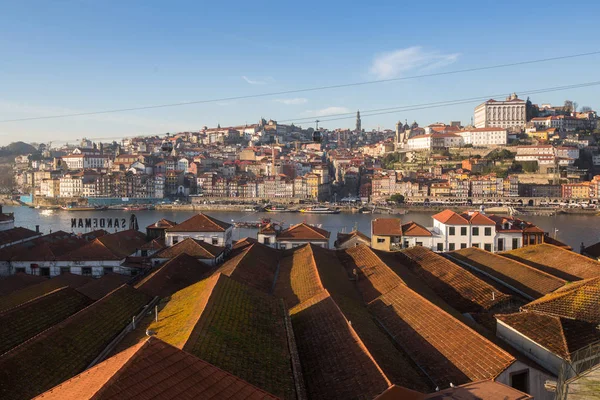 Porto Portugal Feb 2017 Vista Del Río Duero Porto Menudo — Foto de Stock