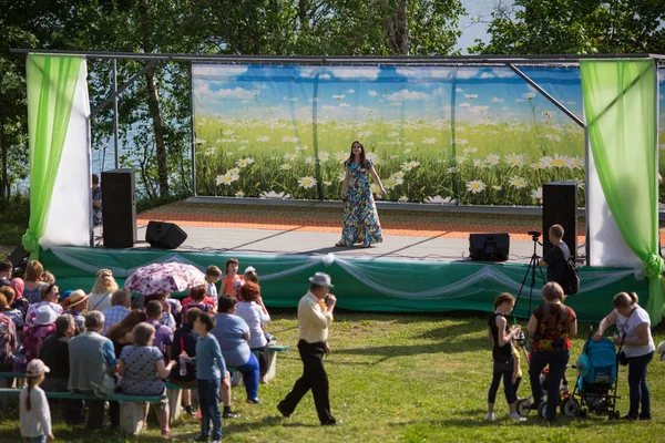 Nikolski Leningrad Reg Federacja Rosyjska Czerwca 2018 Podczas Wydarzeń Festiwalu — Zdjęcie stockowe