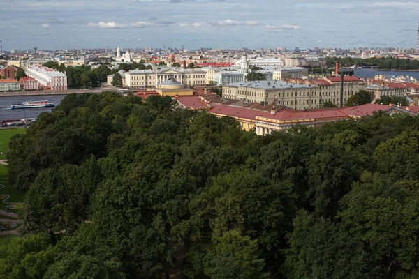 Petersburg Rosja Września 2017 Widok Góry Katedry Izaaka Każdego Roku — Zdjęcie stockowe