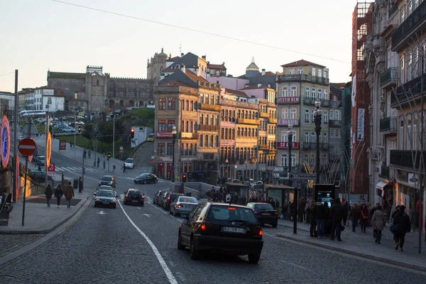 Porto Portugal Jan 2017 Een Van Straten Het Historische Centrum — Stockfoto