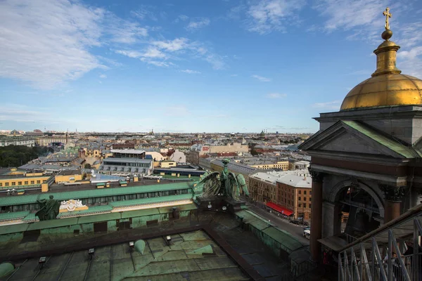 Petersburg Rusia Sep 2017 Vista Superior Desde Catedral San Isaac — Foto de Stock