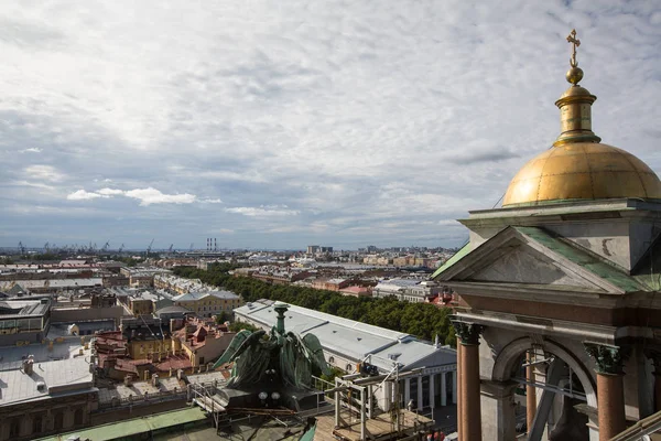 Petersburg Rússia Sep 2017 Vista Superior Catedral São Isaac Todos — Fotografia de Stock