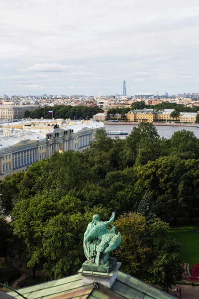 Vista Dall Alto Dalla Cattedrale San Isacco San Pietroburgo Russia — Foto Stock