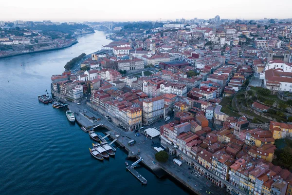 Porto Portugalsko 2017 Letecký Pohled Centru Města Porto Často Označováno — Stock fotografie