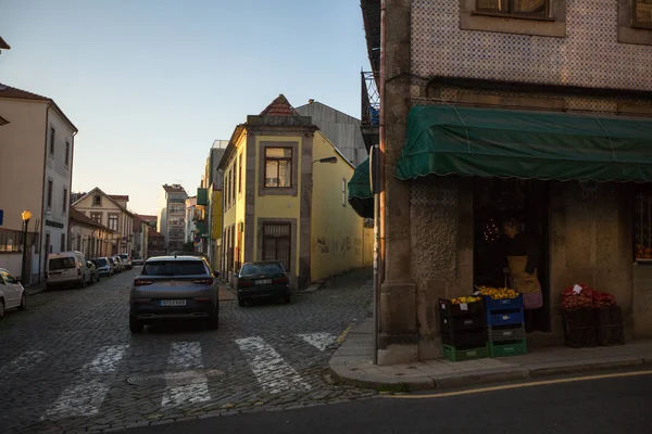 Porto Portugal Dec 2019 Вид Одну Маленьких Вулиць Центрі Міста — стокове фото