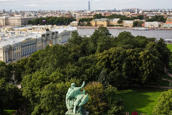 Vista Superior Desde Catedral San Isaac San Petersburgo Rusia —  Fotos de Stock
