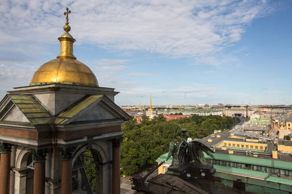 Petersburg Russia Sep 2017 Top View Isaac Cathedral Every Year — Stock Photo, Image