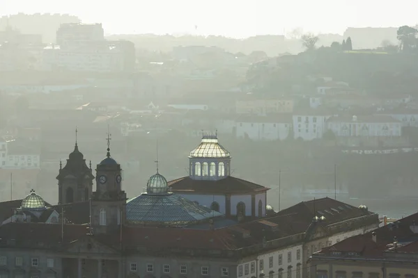 Buildings Downtown Background Light Porto Portugal — Stock Photo, Image