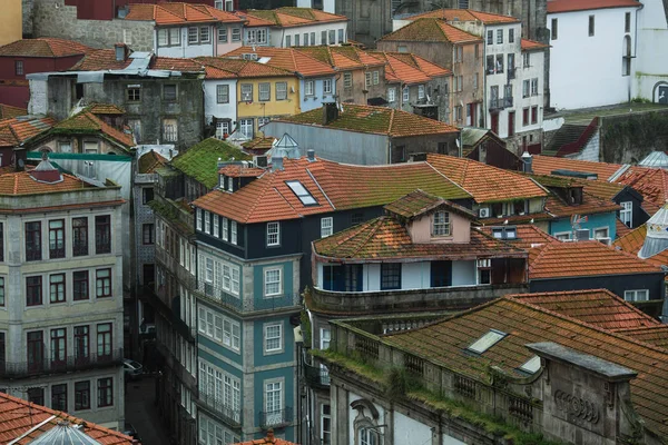 Vista Las Casas Del Casco Antiguo Oporto Portugal —  Fotos de Stock