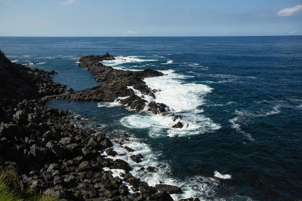 Costa Atlântica São Miguel Ilhas Dos Açores Portugal — Fotografia de Stock