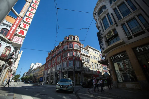 Porto Portugal Mai 2020 Straßen Der Innenstadt Von Porto Nach — Stockfoto