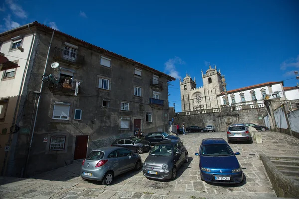 Porto Portugal May 2020 Empty Street Porto Downtown 코로나 바이러스 — 스톡 사진