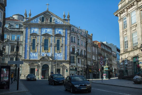 Порто Португалия Января 2020 Года Пустые Улицы Порту После Двух — стоковое фото