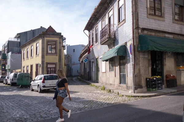 Porto Portugal Mai 2020 Straßen Der Innenstadt Von Porto Nach — Stockfoto